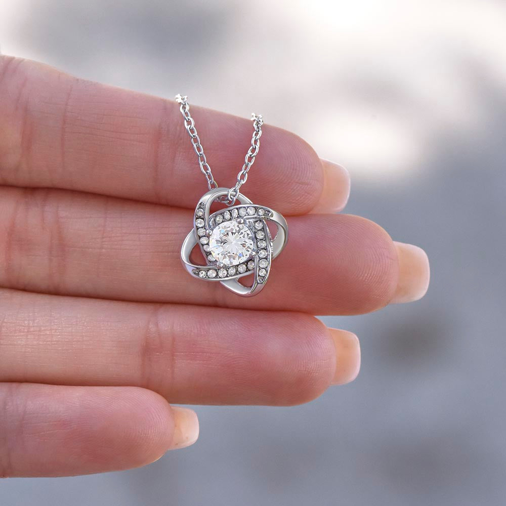 To My Beautiful Soulmate I Love Knot Necklace
